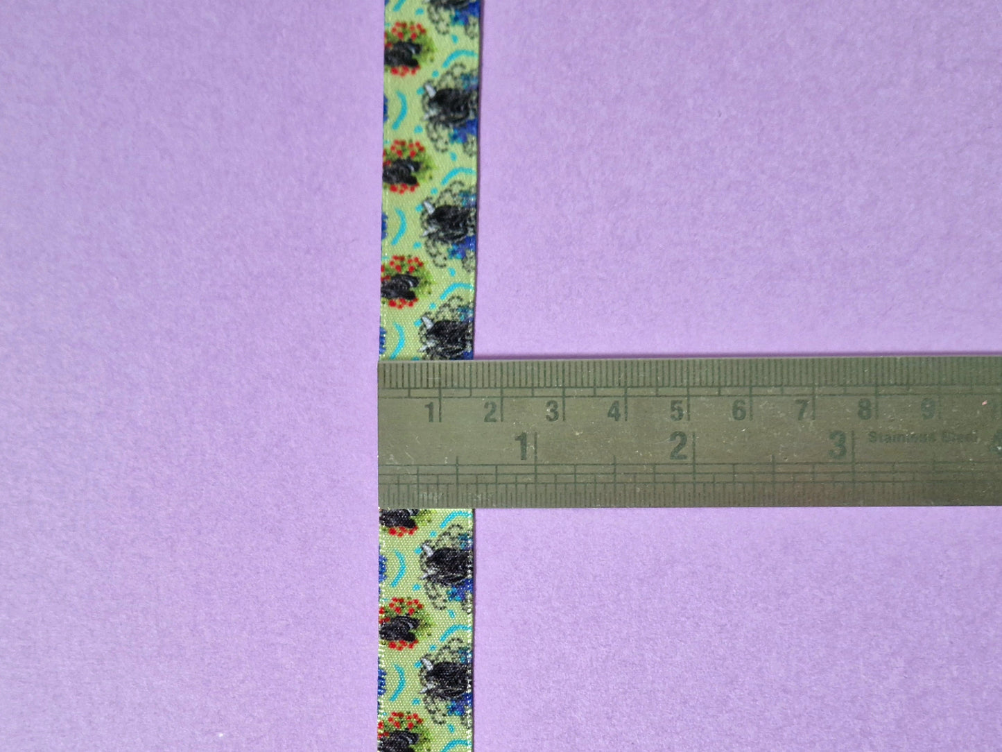 Zebra Pattern Print 15mm Satin Ribbon // pretty ribbon, animal print, cake decoration, present gift wrapping