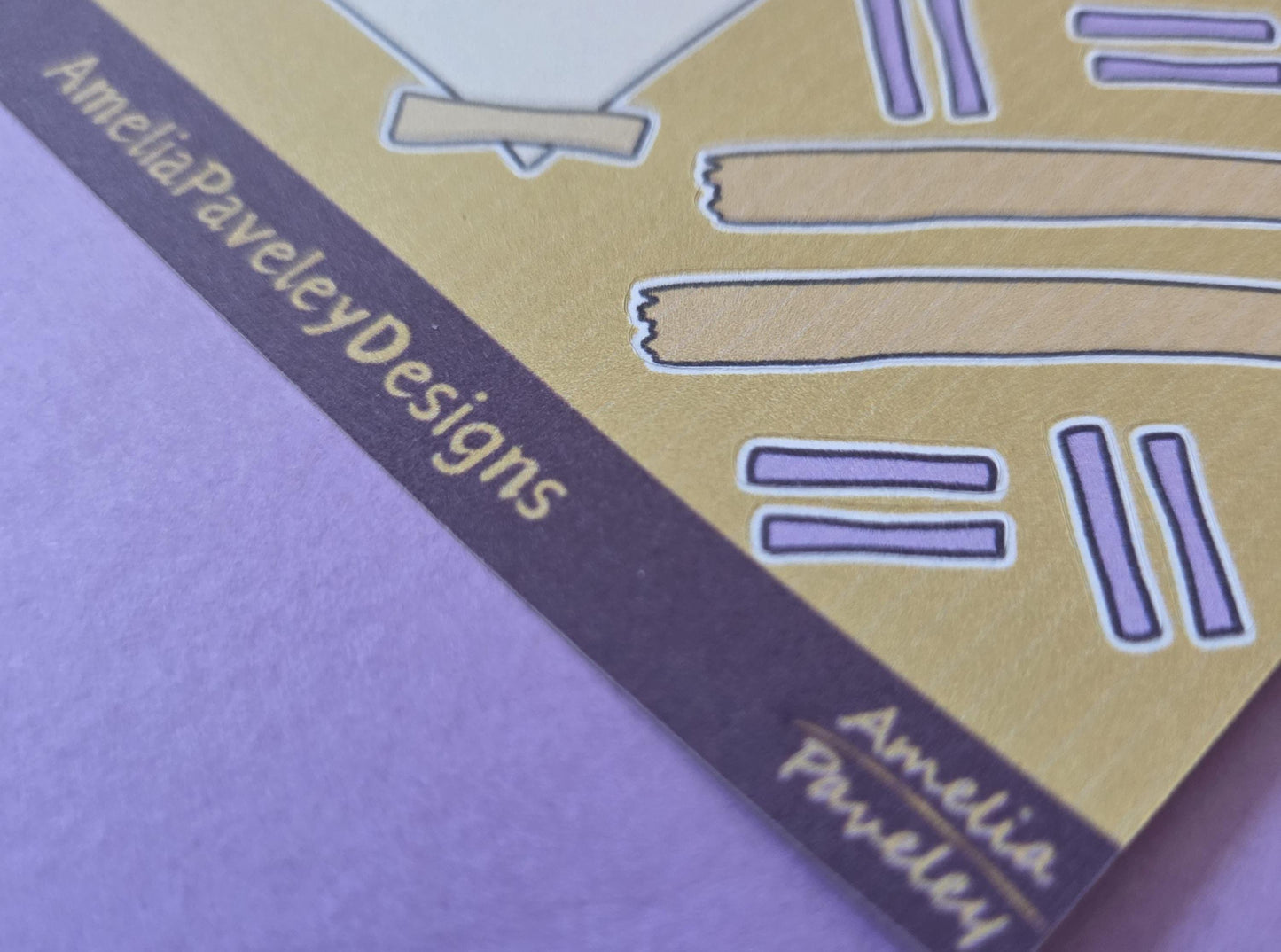 Sticky Post It Notes Stickers, Washi Tape Strips, Sticker Sheet