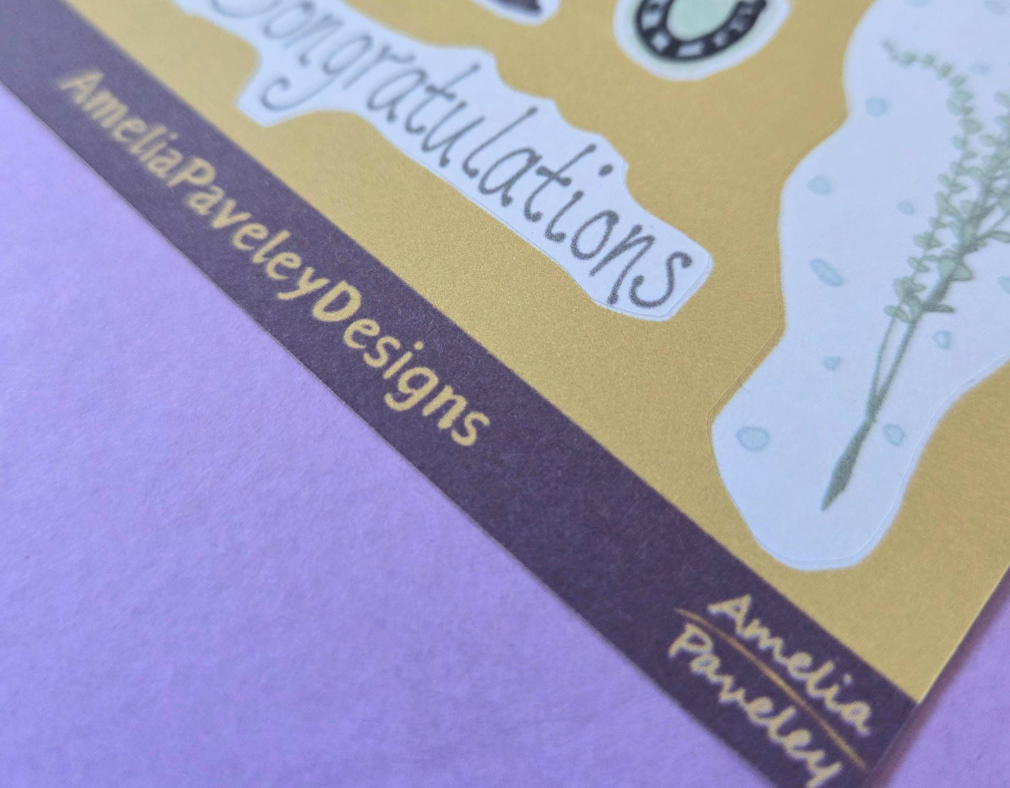 Wedding Sticker Sheet