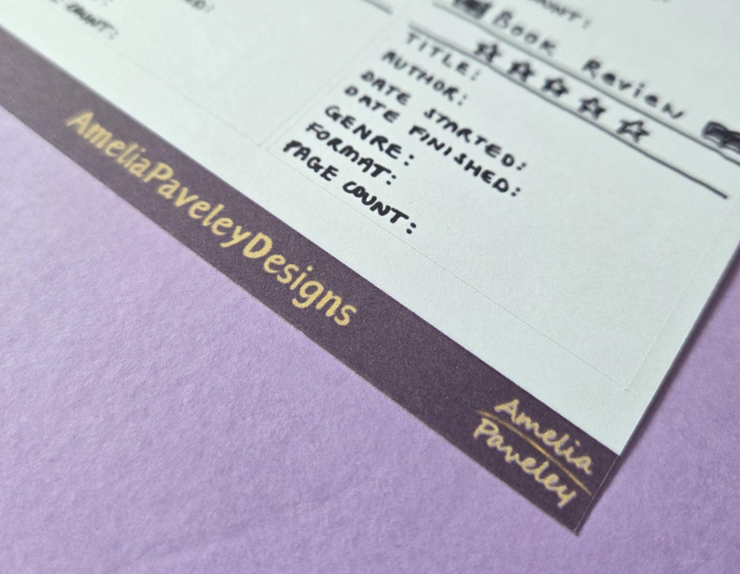 Book Review Mini Sticker Sheet | Reading Tracker Stickers | Planner Stickers for Book Lovers | Journal Stickers | Book Rating Stickers