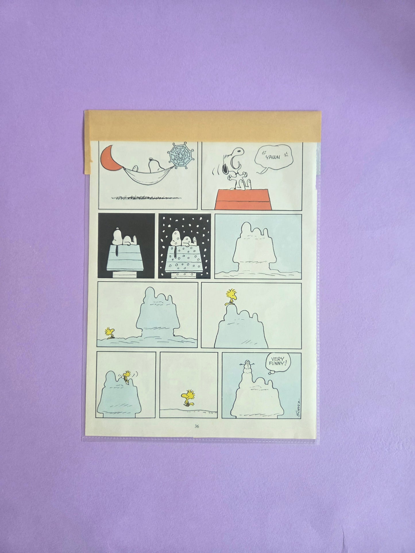 True Vintage Snoopy & Peanuts Paper Pack of 6 | Junk Journal Ephemera 03