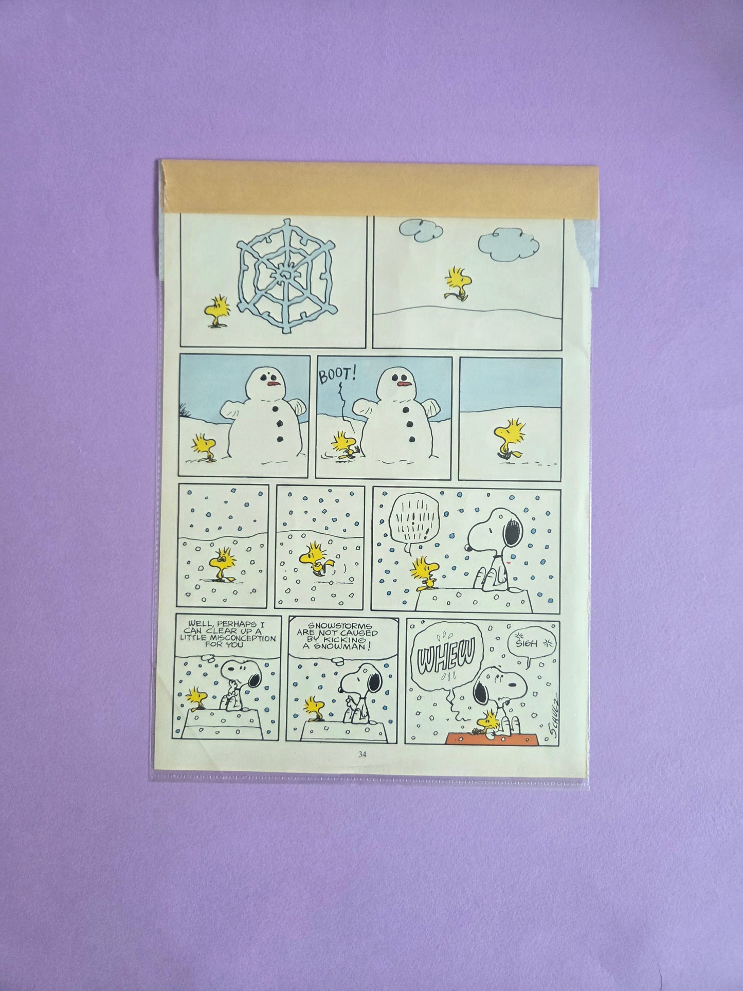 True Vintage Snoopy & Peanuts Paper Pack of 6 | Junk Journal Ephemera 04