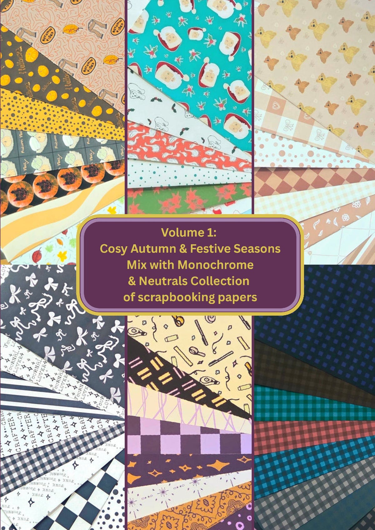 Scrapbook paper books