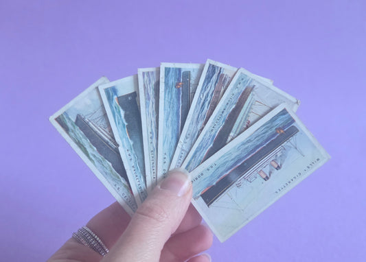 Merchant Ships Vintage Cigarette & Tea Card Mini Bundle 2 – Collectible Ephemera for Junk Journals, Scrapbooks & Collage Art