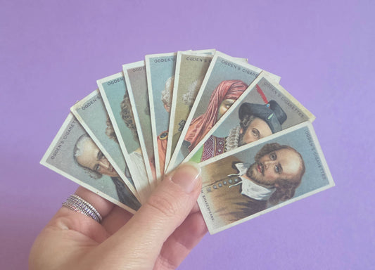 Vintage Ogden’s Cigarette Tea Cards Bundle – Historical Portraits Leaders of Men  Ephemera for Junk Journals, Scrapbooking & Crafts