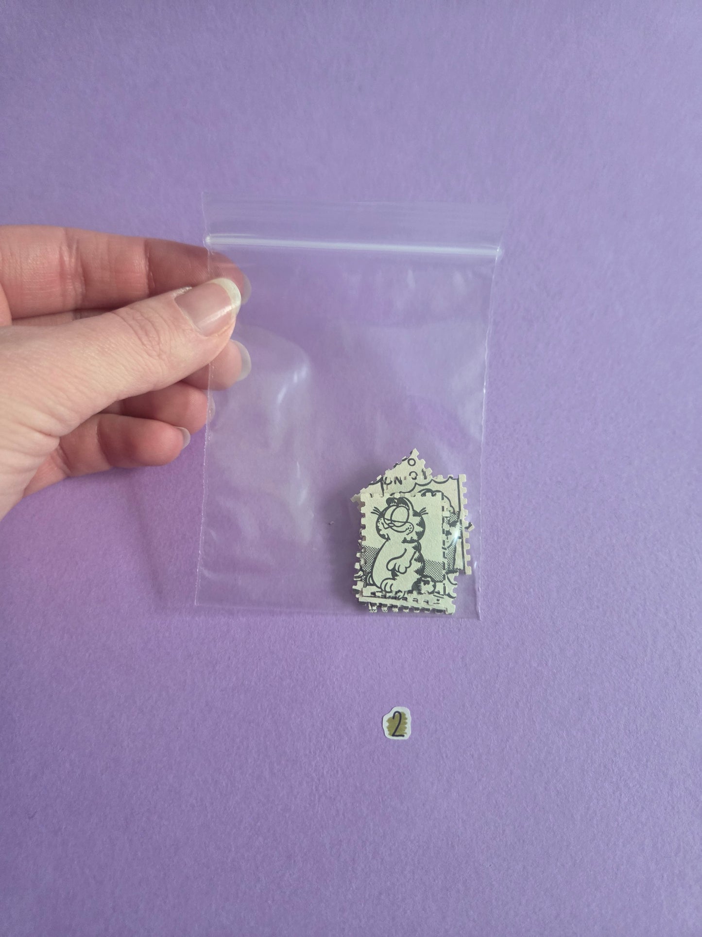 Vintage Garfield Stamp-Cut Ephemera - SET 2 | Repurposed Comic Book Pieces for Junk Journals & Scrapbooking | Limited Sets