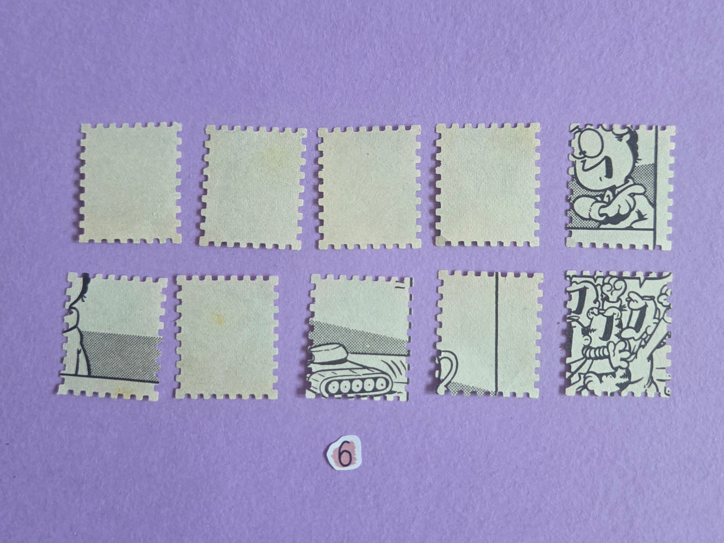 Vintage Garfield Stamp-Cut Ephemera - SET 6 | Repurposed Comic Book Pieces for Junk Journals & Scrapbooking | Limited Sets