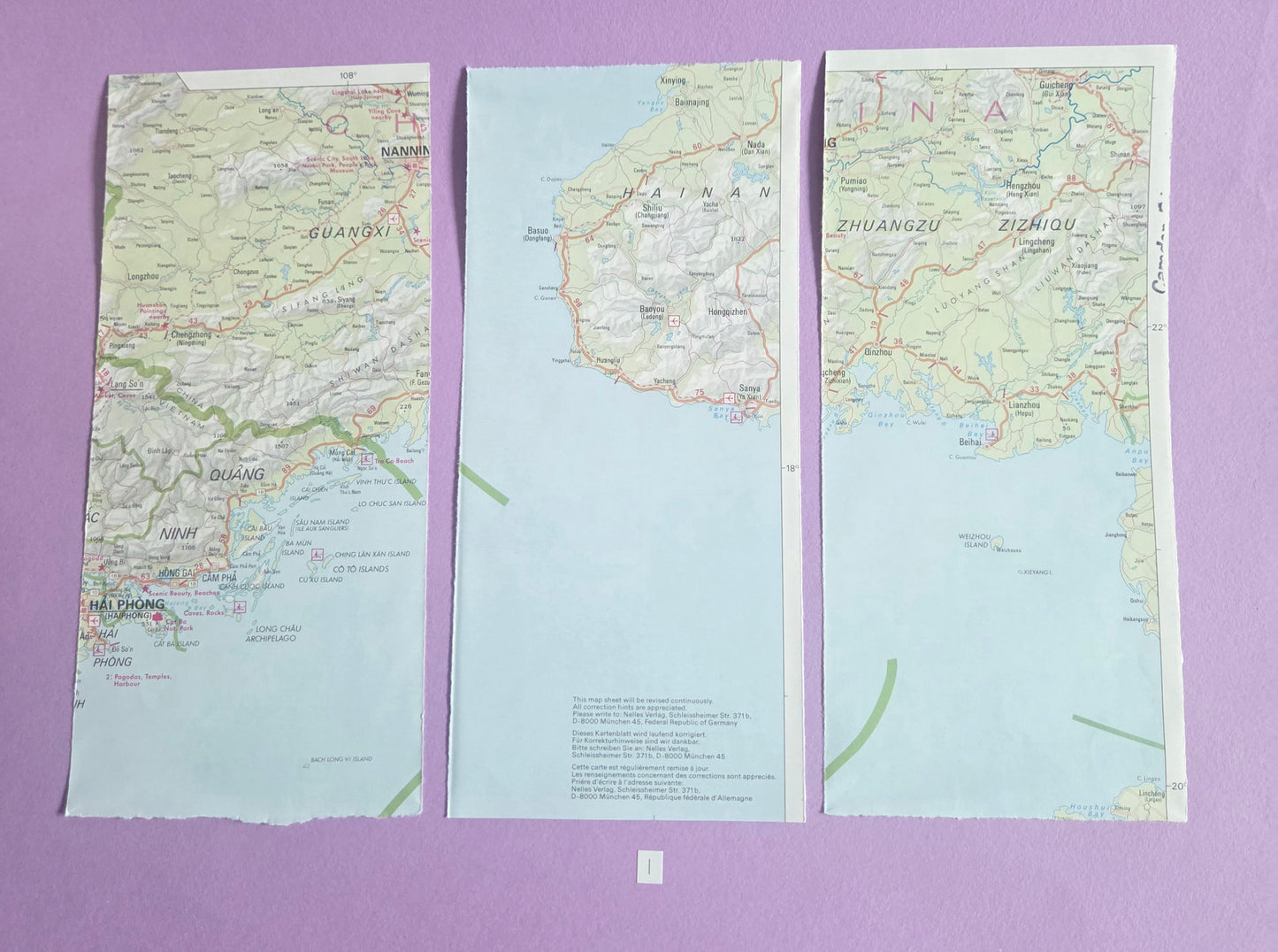 Vintage Map Paper Ephemera SET 1 | Authentic Atlas Map Pages for Junk Journals, Scrapbooking & Collage | Limited Edition