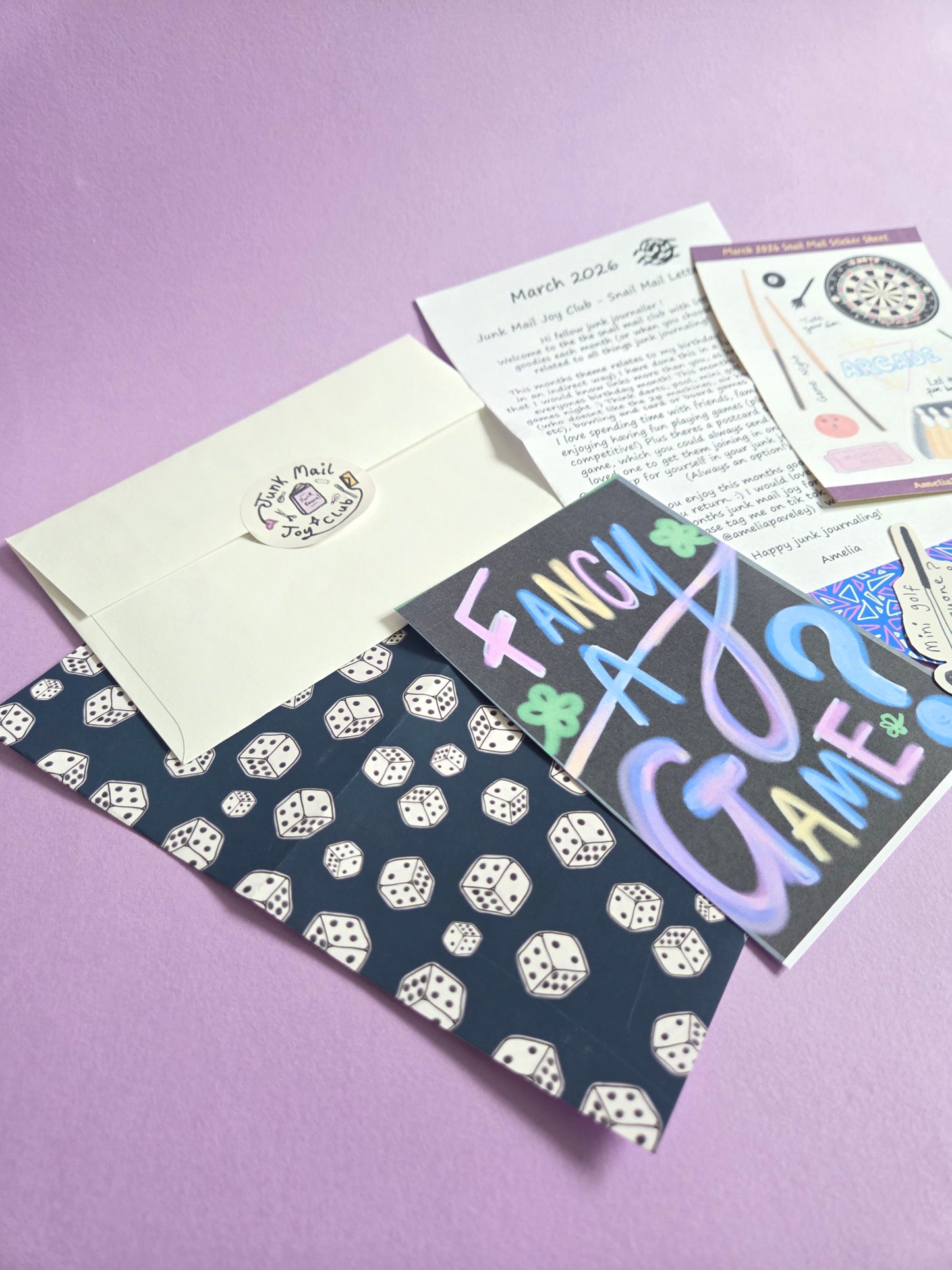 Amelia's Junk Mail Joy Club - Snail Mail ✨️ - UK - March’s