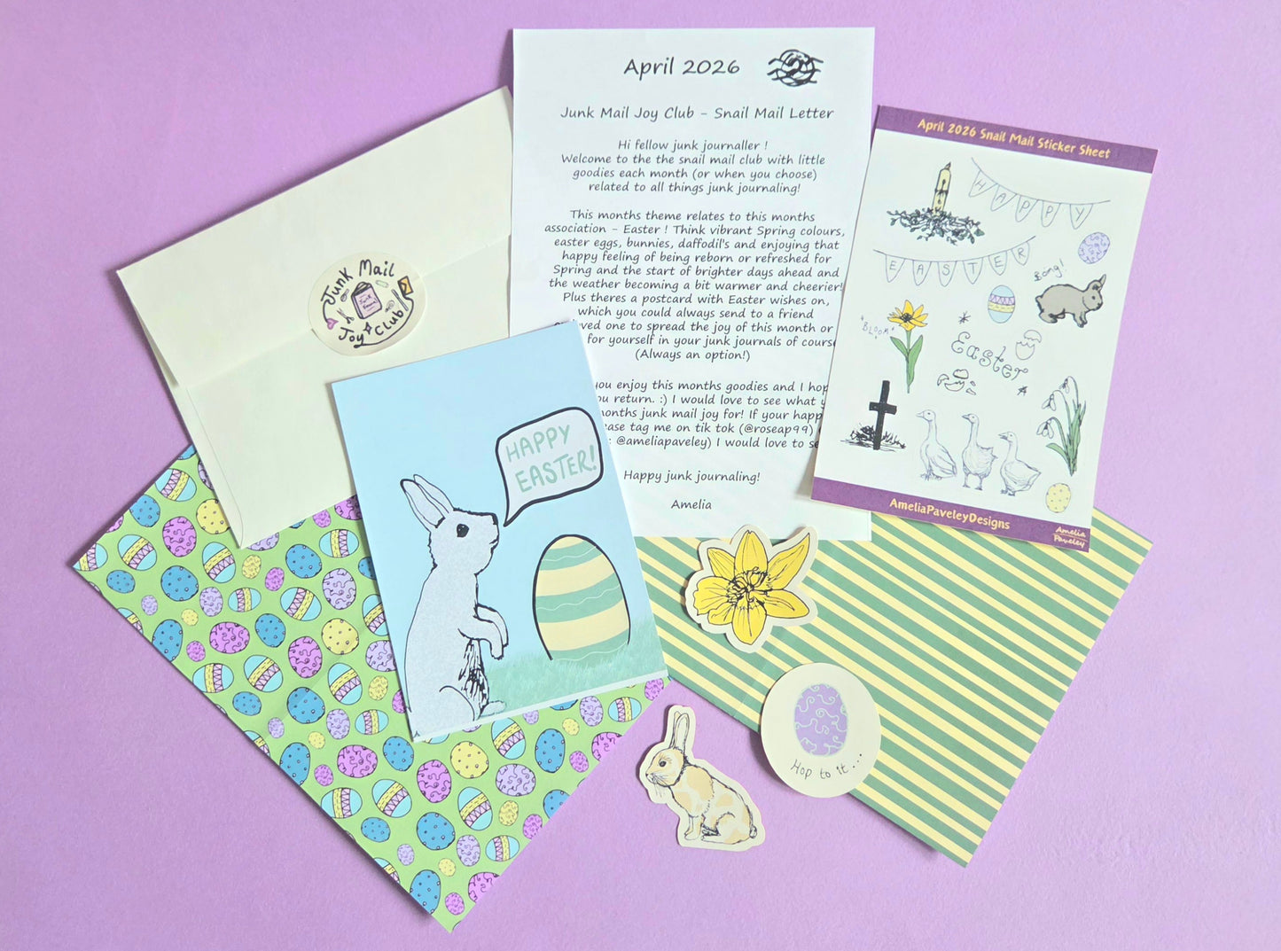Amelia's Junk Mail Joy Club - Snail Mail ✨️ - UK - April's