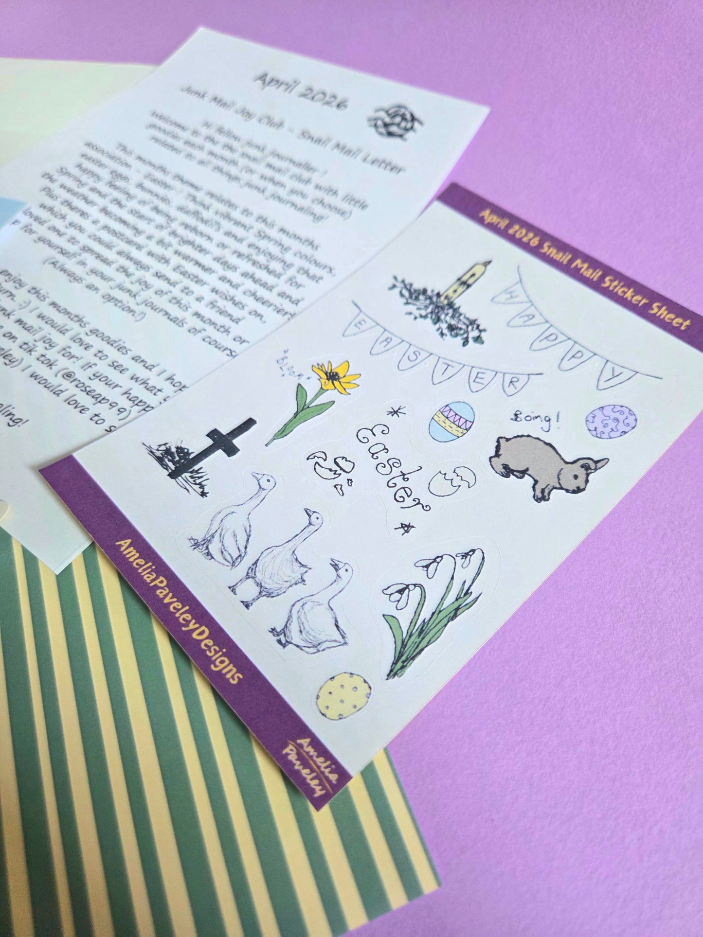 Amelia's Junk Mail Joy Club - Snail Mail ✨️ - UK - April's