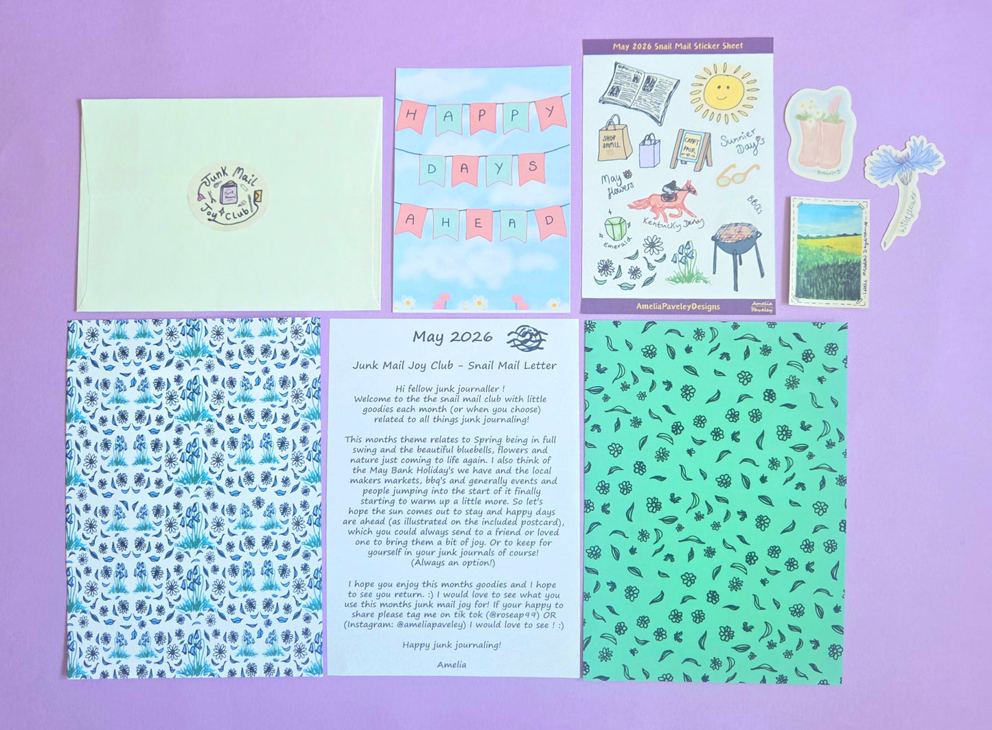 Amelia's Junk Mail Joy Club - Snail Mail ✨️ - UK - May's
