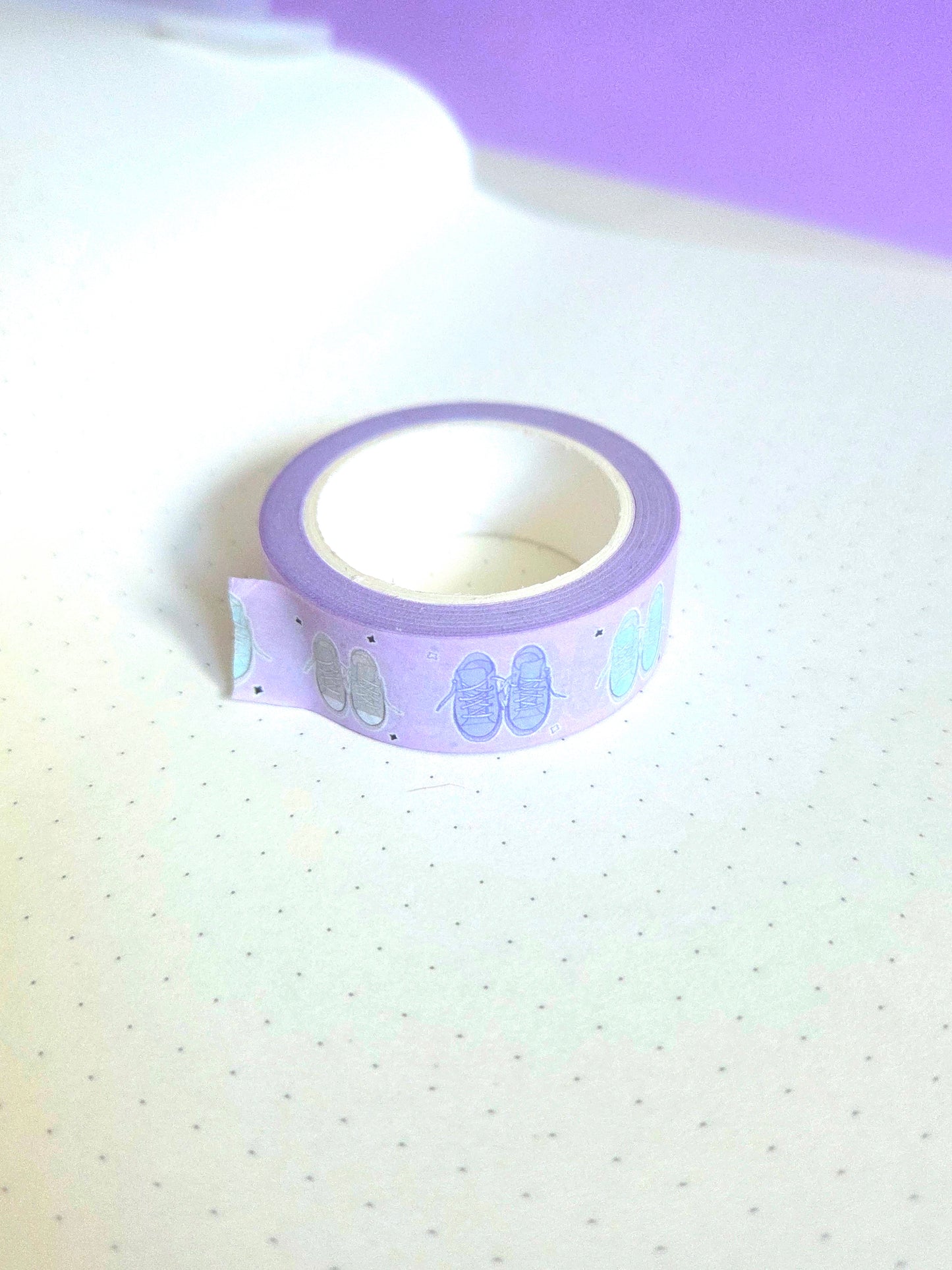 Trainers pink washi tape 15mm x 10m