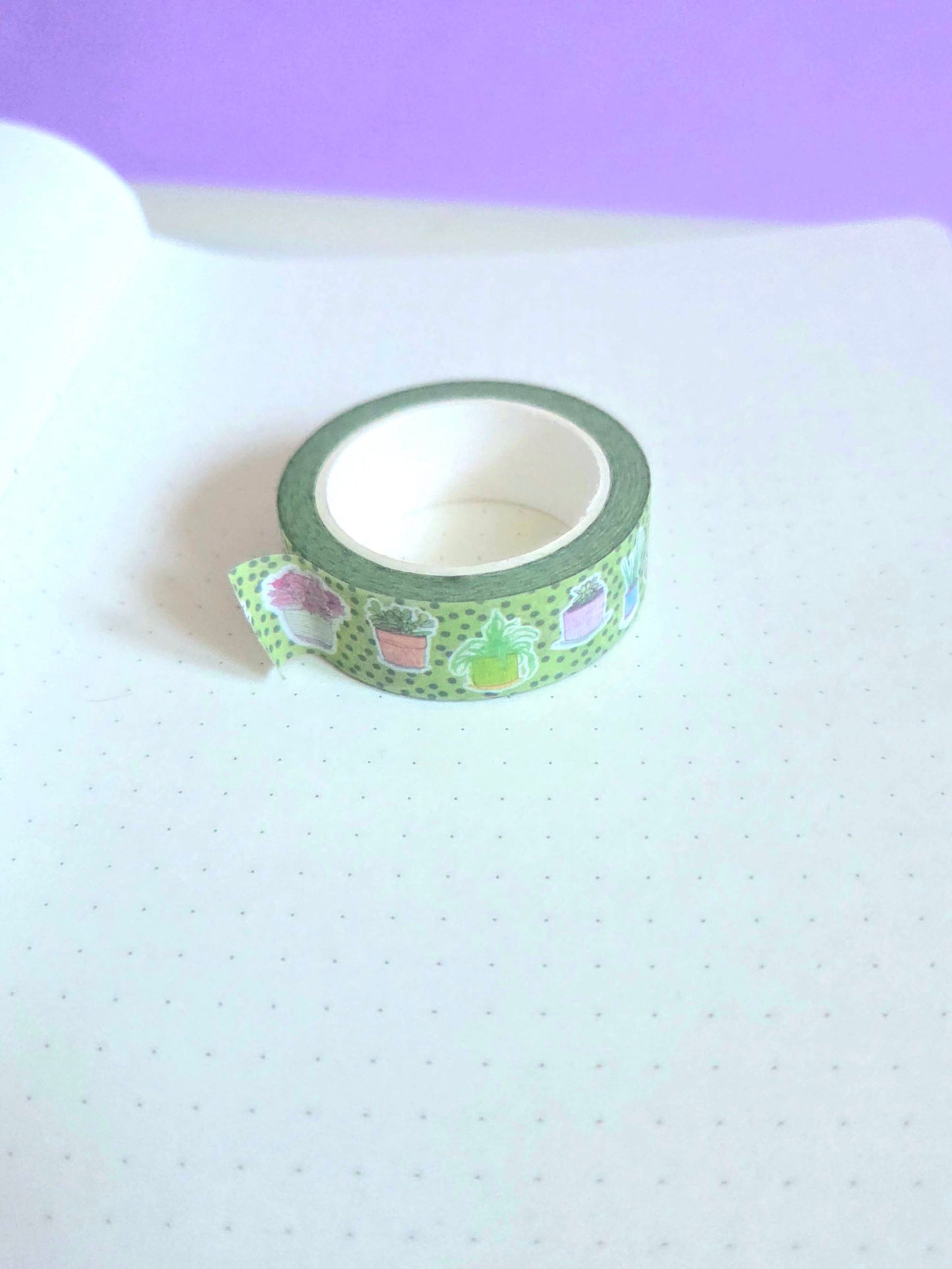 House plants washi tape 15mm x 10m