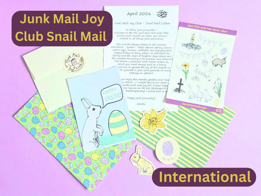 Amelia's Junk Mail Joy Club - Snail Mail ✨️ - International - April's
