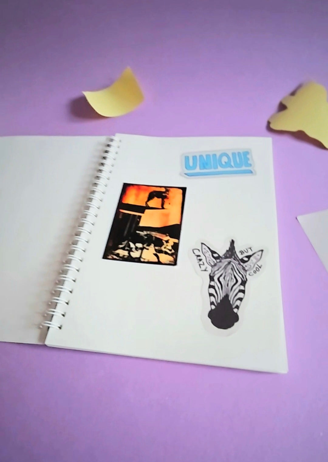 A5 "Sticker Stash" Reusable Sticker Book – 50 Page Wax Release Paper Album for Organising Stickers | Spiral Sticker Storage Notebook