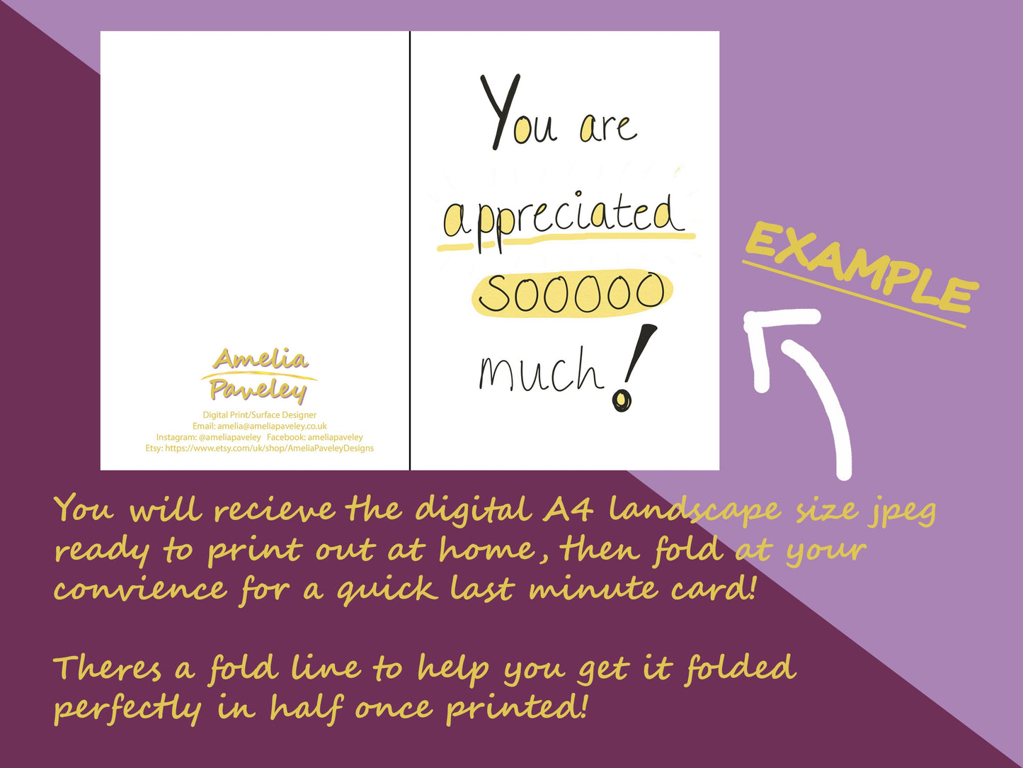 Minimalist Happy Birthday Digital Card – Handwritten Printable Greeting, Instant Download, Modern Birthday eCard, Simple Birthday Card