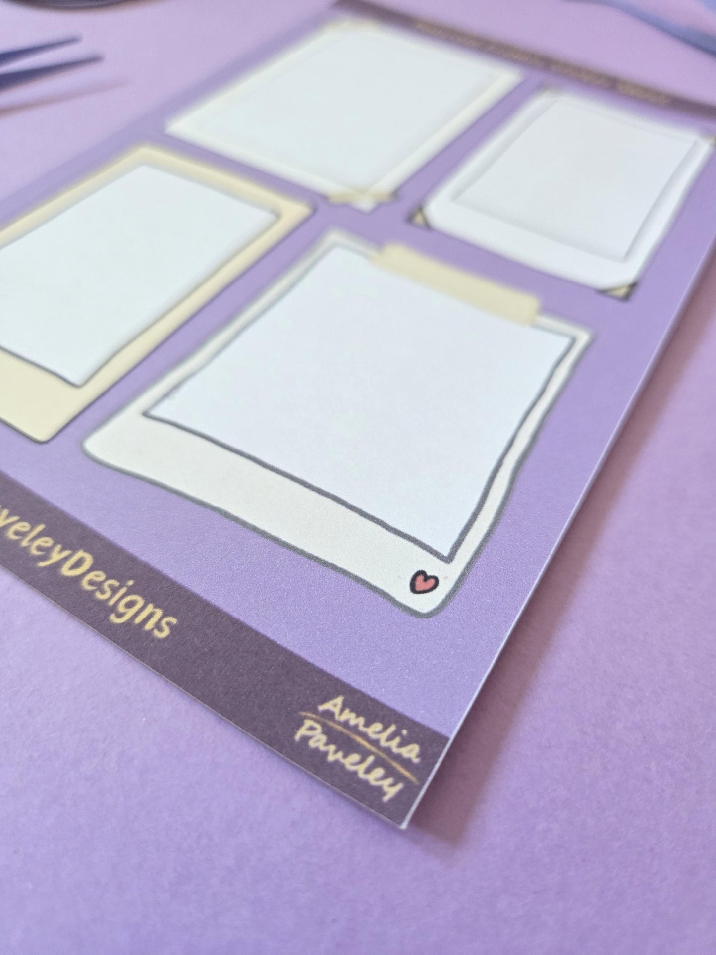 Polaroid Frames Junk Journal Sticker Sheet