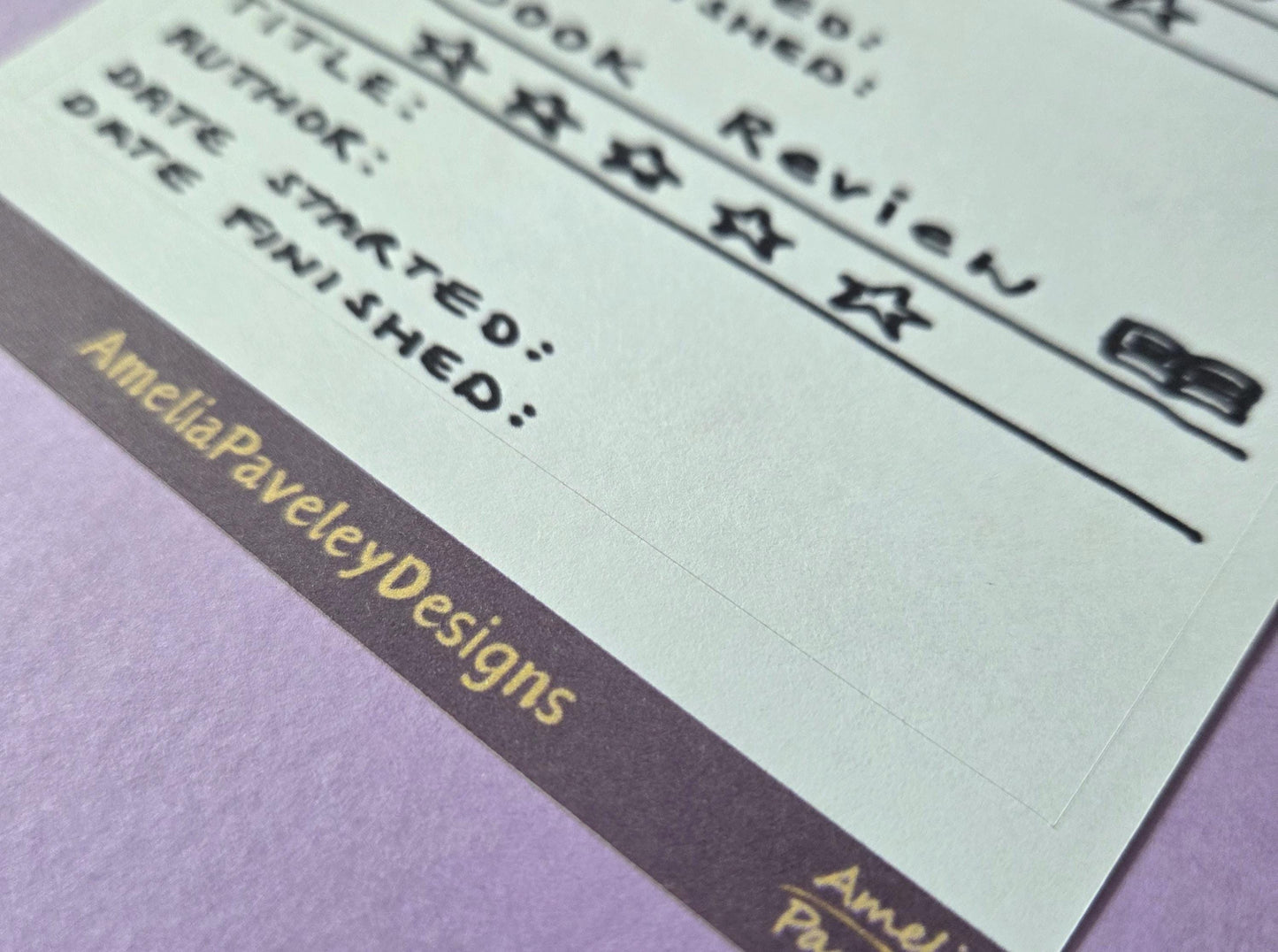 Book Review Sticker Sheet | Reading Tracker Stickers | Planner Stickers for Book Lovers | Journal Stickers | Book Rating Stickers