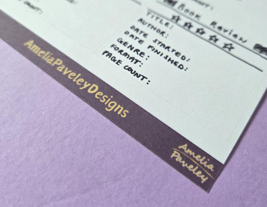 Book Review Mini Sticker Sheet | Reading Tracker Stickers | Planner Stickers for Book Lovers | Journal Stickers | Book Rating Stickers