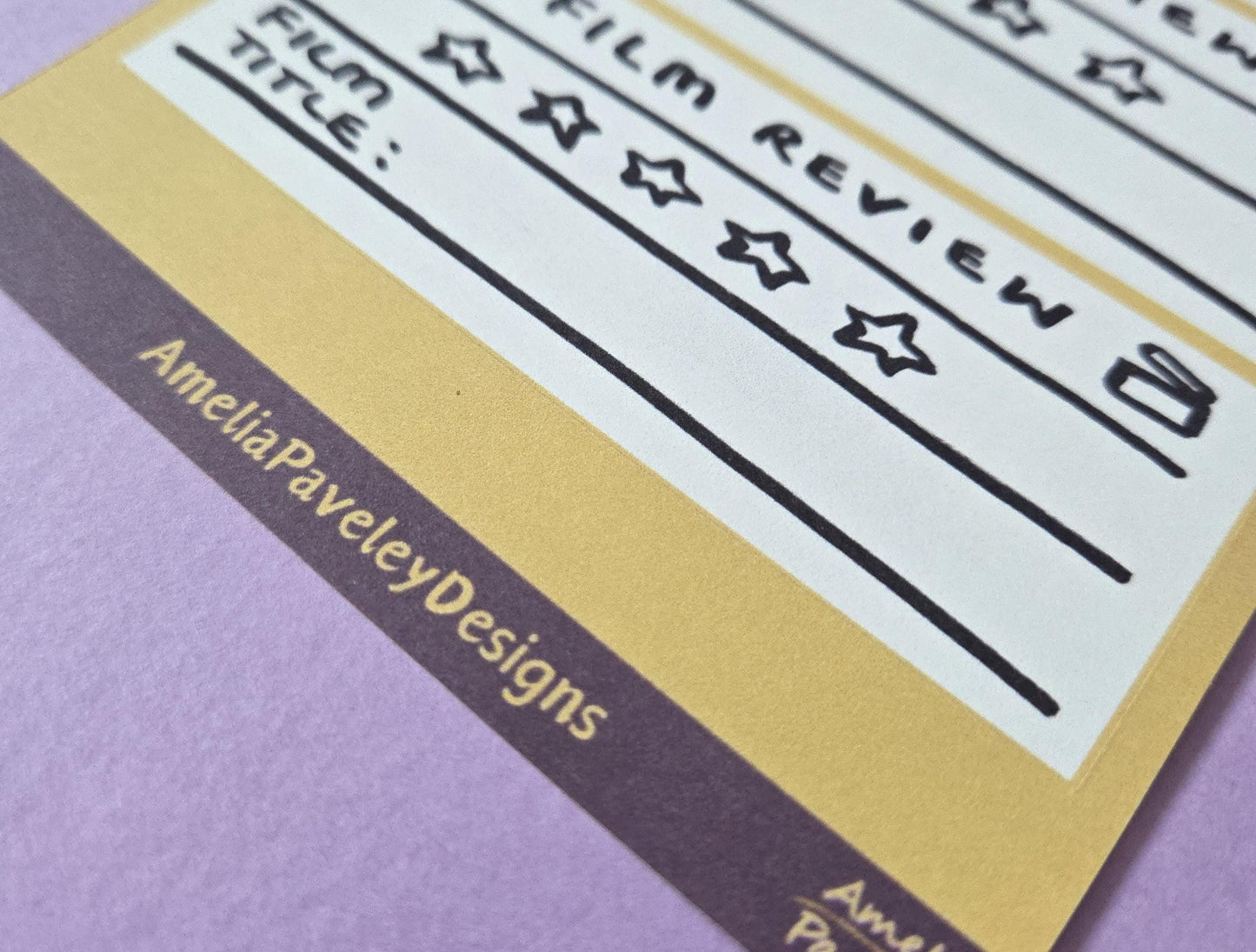 Film Review Sticker Sheet, Junk Journaling, Scrapbook Film Review Stickers, for Film Enthusiasts, Movie tracker