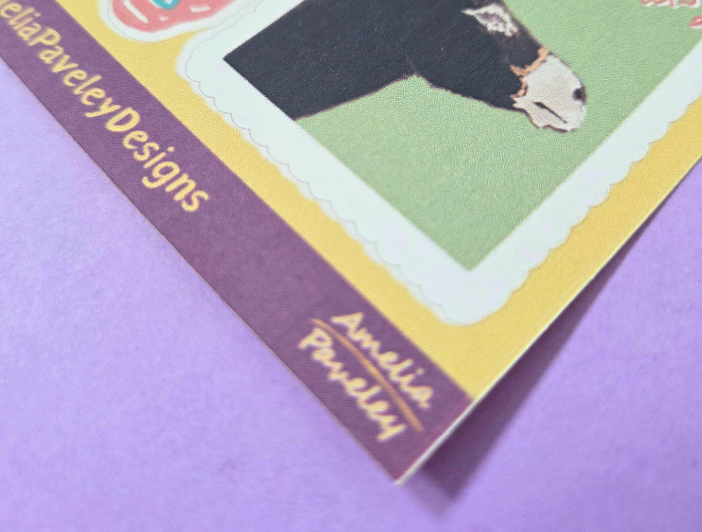 Vintage Christmas Stamps Sticker Sheet: Festive Holiday Planner Stickers