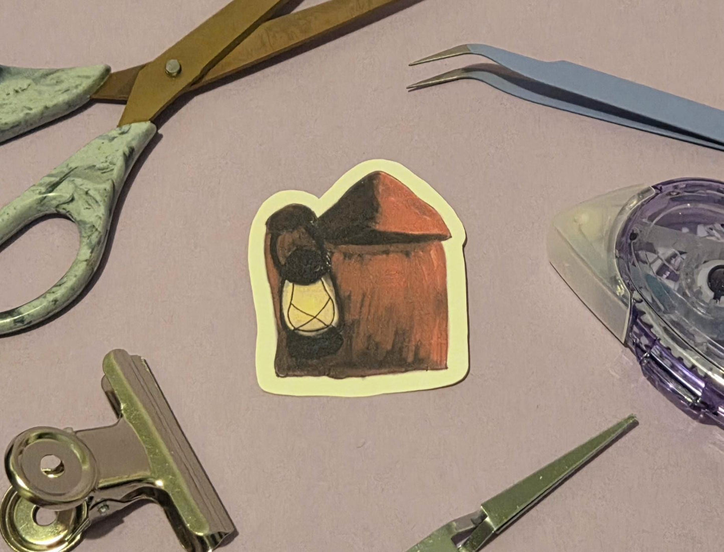 Red Cloak Traitors Inspired Matte Sticker | Die Cut Sticker | Secret Traitor Cloak Illustration | Junk Journal Scrapbook Sticker | TV Show