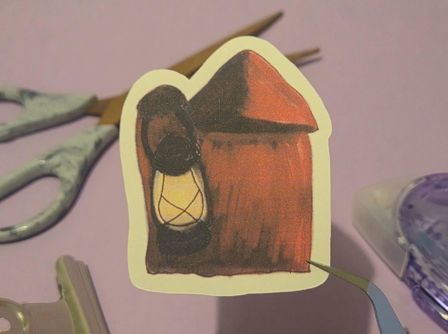 Red Cloak Traitors Inspired Matte Sticker | Die Cut Sticker | Secret Traitor Cloak Illustration | Junk Journal Scrapbook Sticker | TV Show