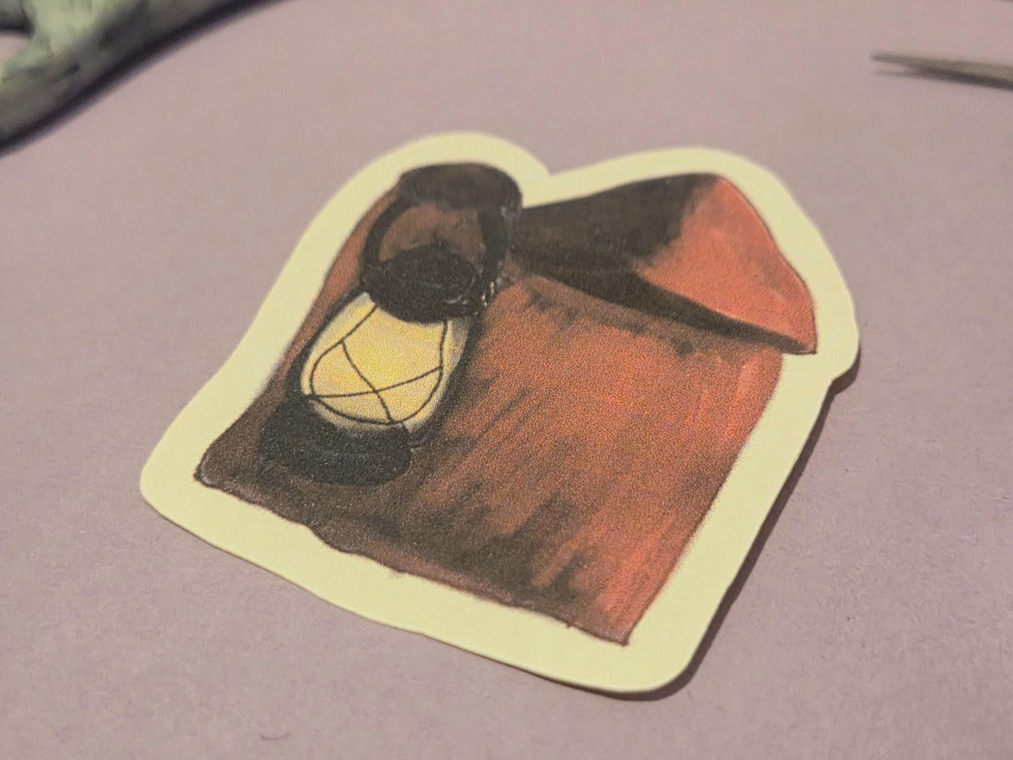 Red Cloak Traitors Inspired Matte Sticker | Die Cut Sticker | Secret Traitor Cloak Illustration | Junk Journal Scrapbook Sticker | TV Show