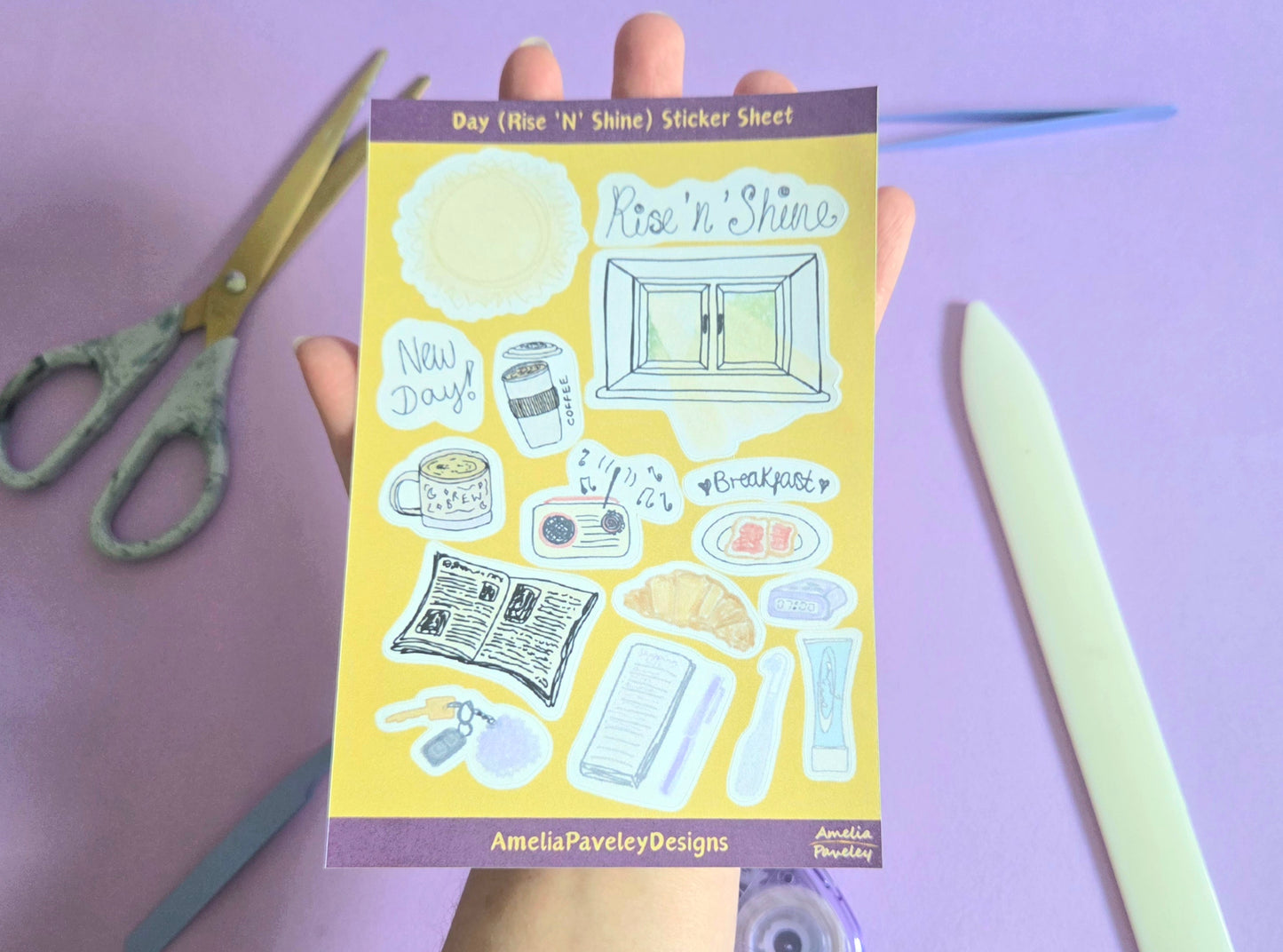 Day (Rise 'N' Shine) Sticker sheet