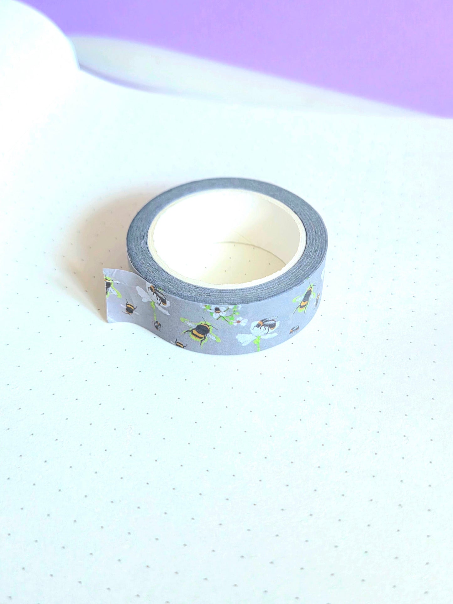 Bees print washi tape 15mm x 10m