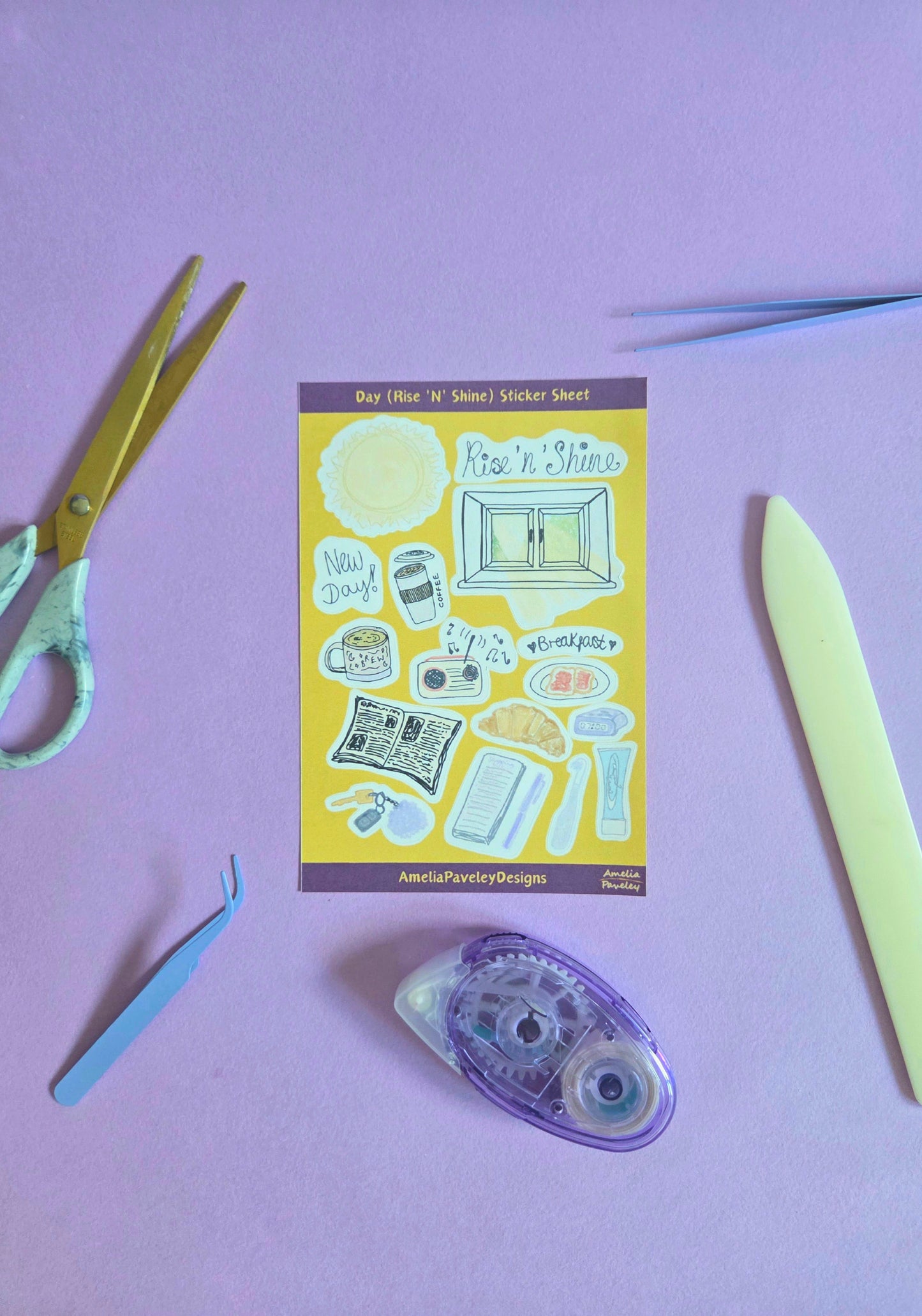 Day (Rise 'N' Shine) Sticker sheet