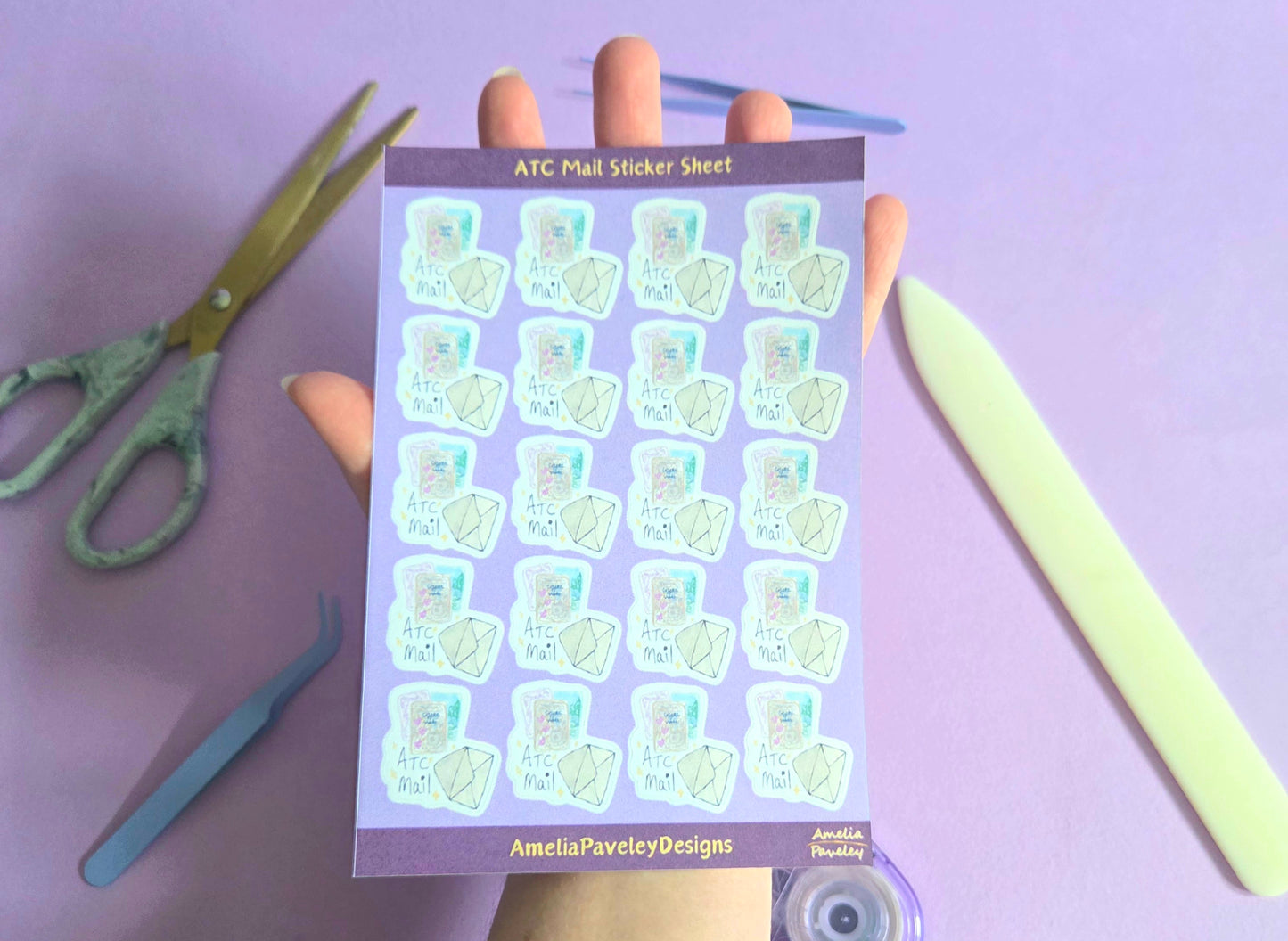 ATC Mail Sticker sheet