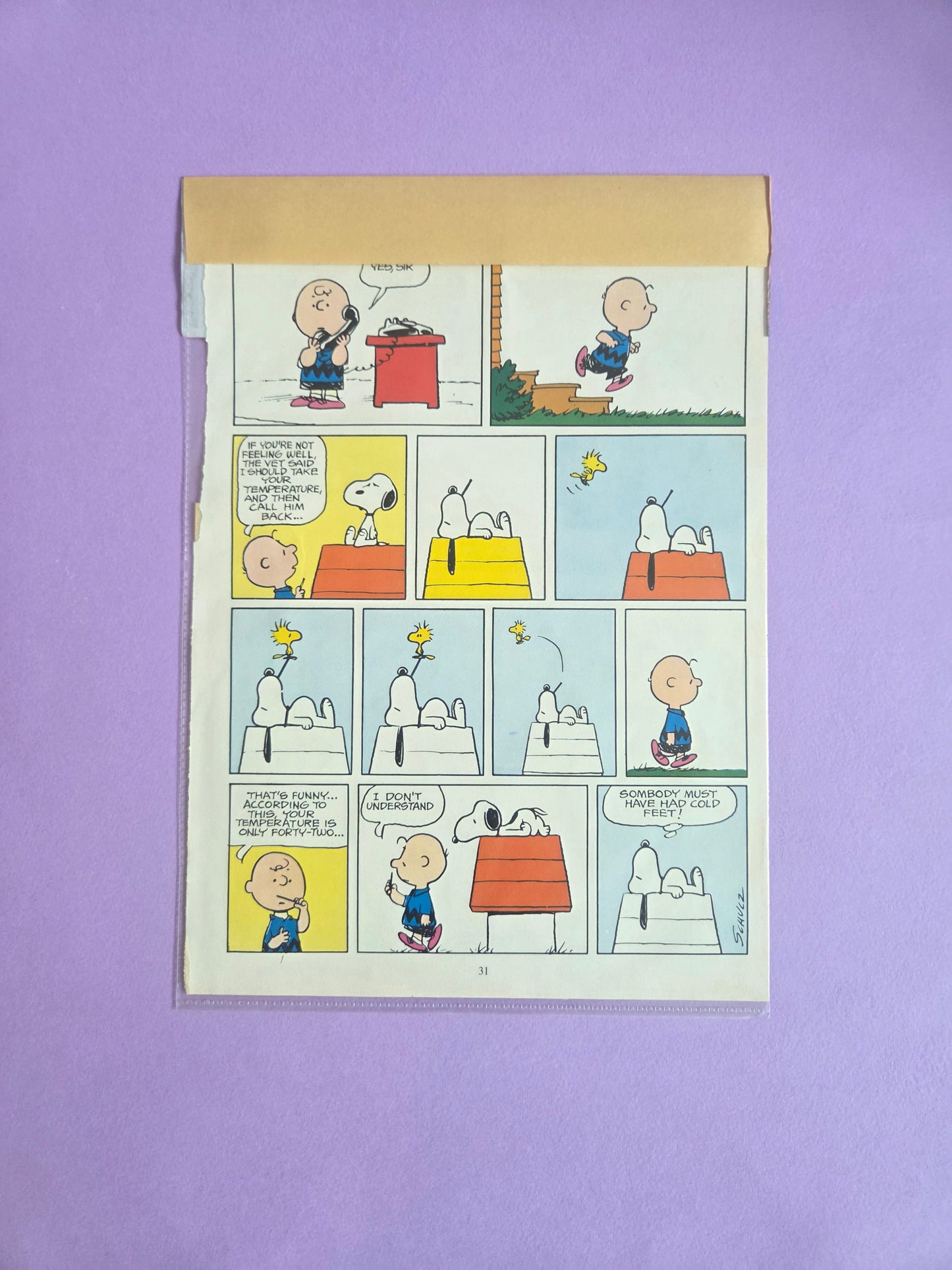 True Vintage Snoopy & Peanuts Paper Pack of 6 | Junk Journal Ephemera 05