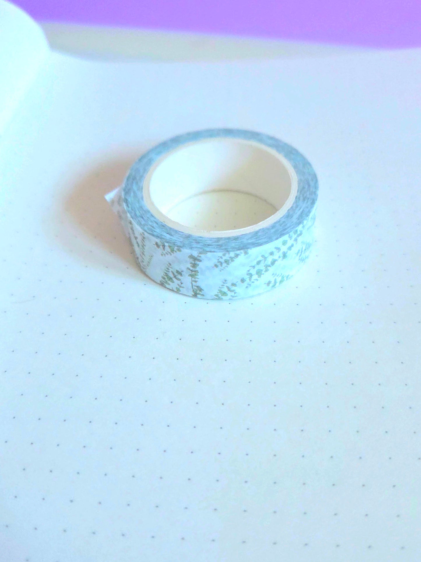 Eucalyptus white washi tape 15mm x 10m