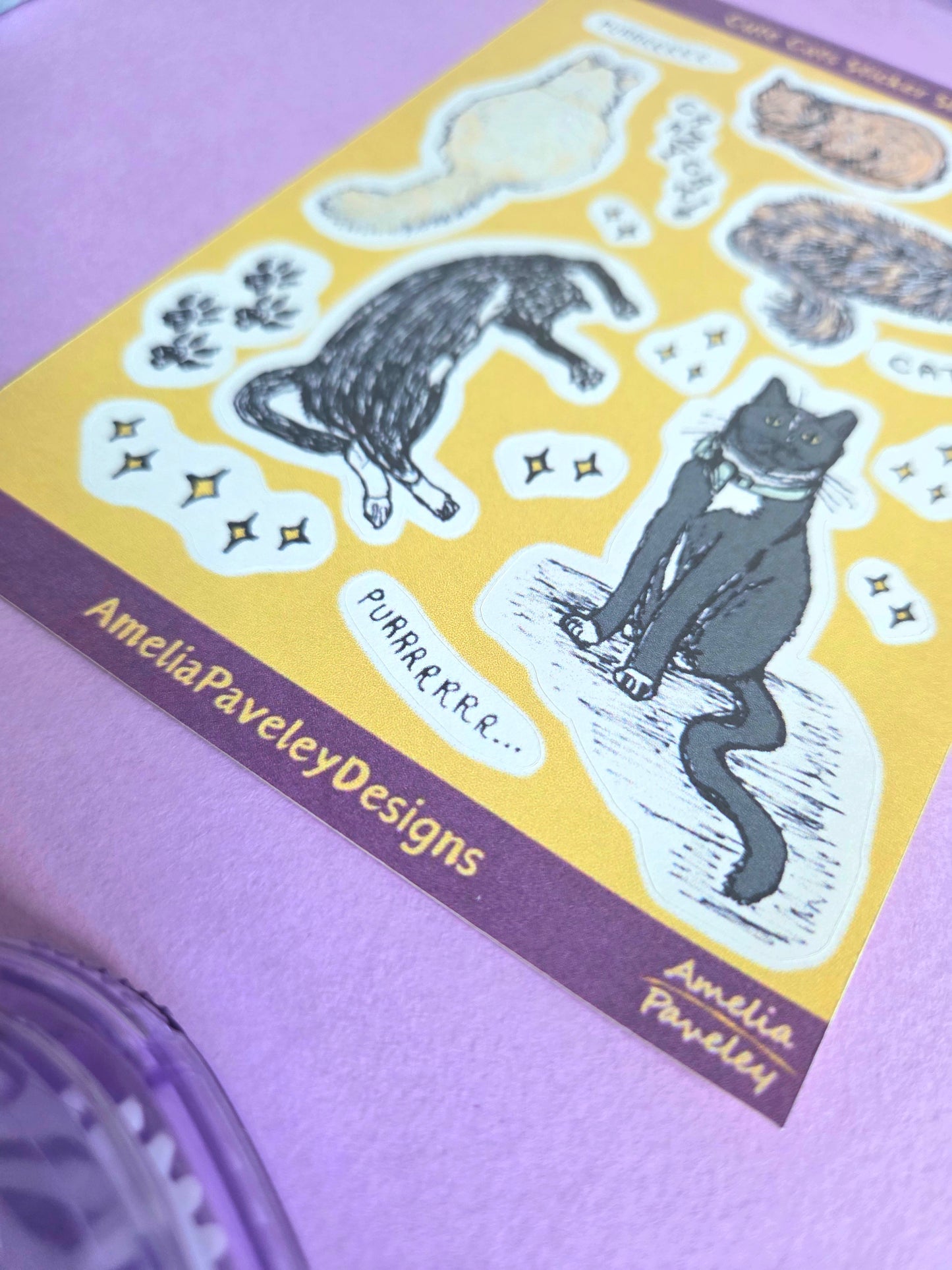 Cute Cats Sticker sheet