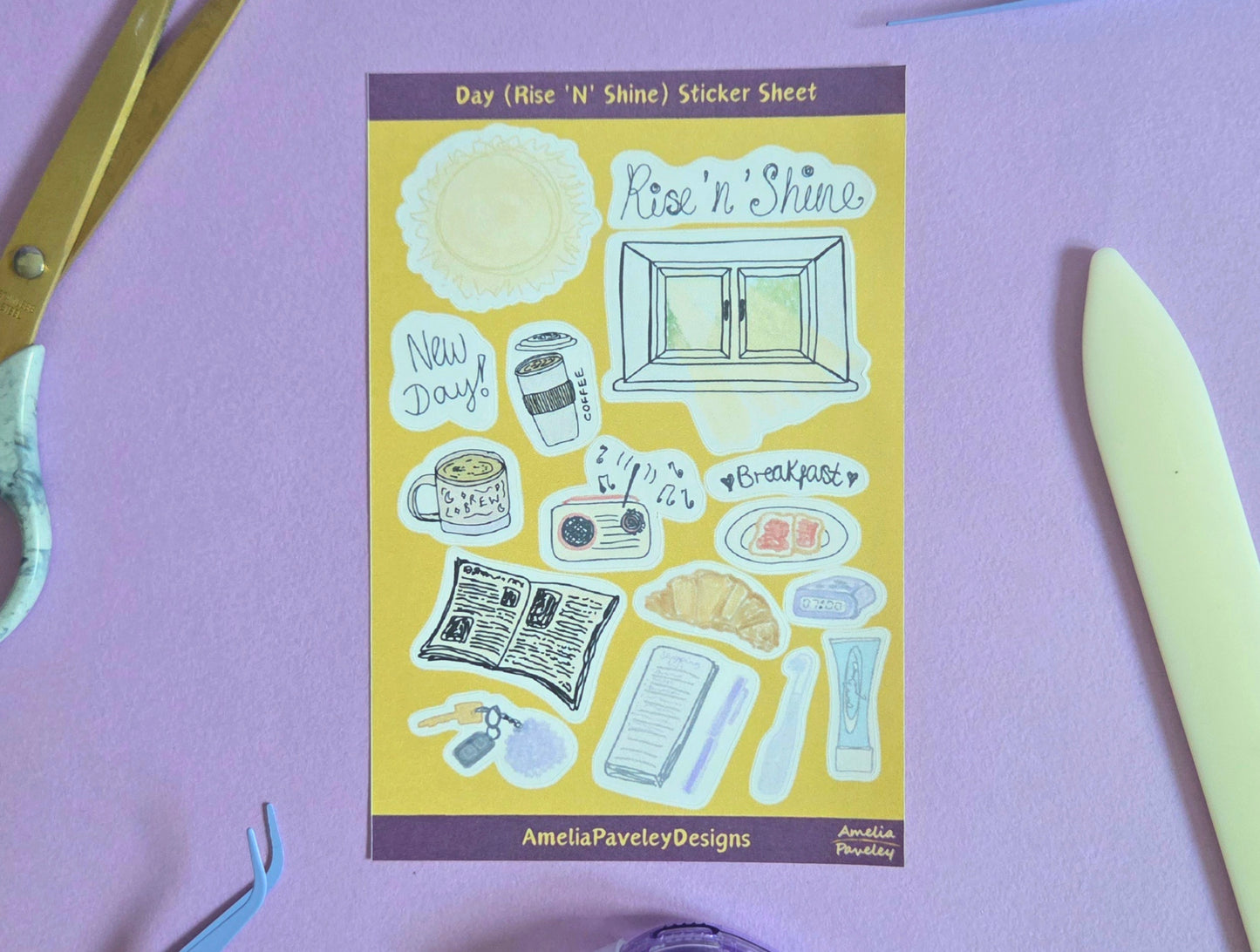 Day (Rise 'N' Shine) Sticker sheet