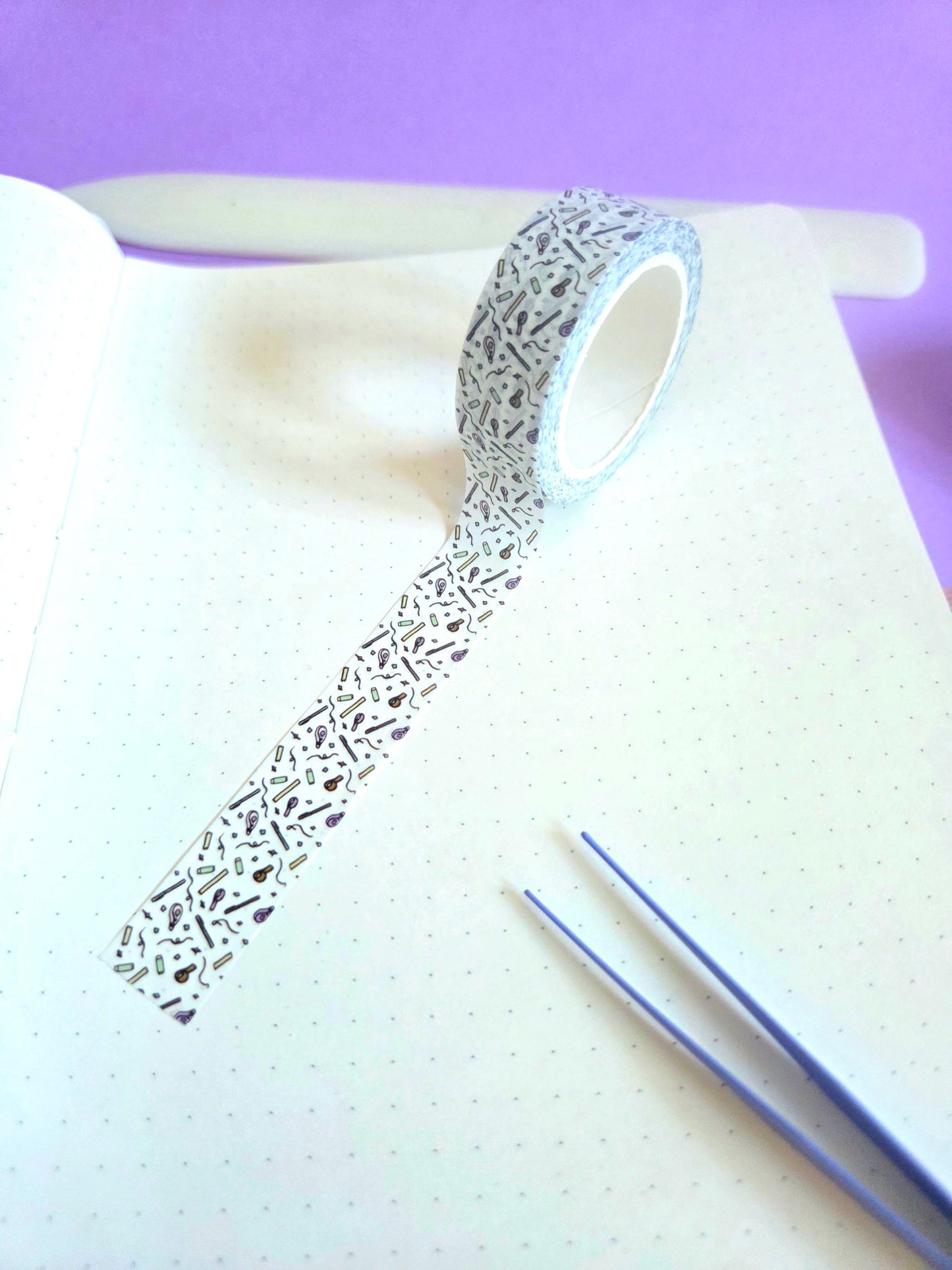 Cute Stationery print washi tape 15mm x 10m